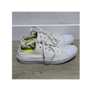 Converse All Star Chuck Taylor Unisex White Sneakers Men's 6.5 Woman's 8.5